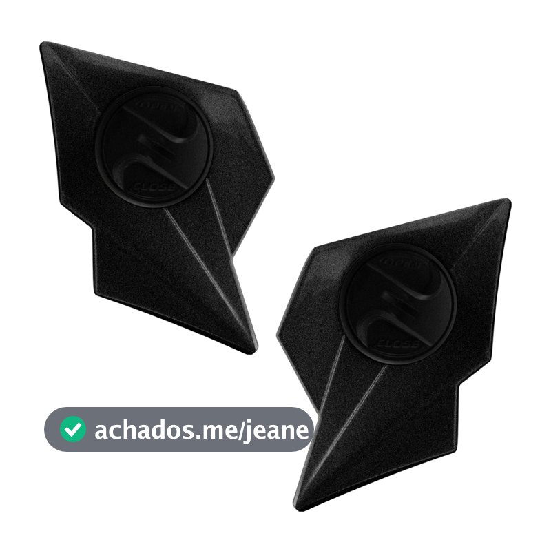 Orelhas Laterais + Botões Laterais Capacete Stealth Peças Acessórios De Reposição Reparo