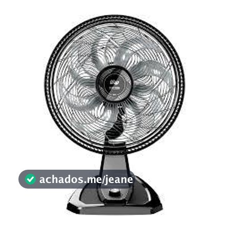 Ventilador de mesa e parede silencioso 50 cm 8 pás 3 velocidades WAP FLOW TURBO