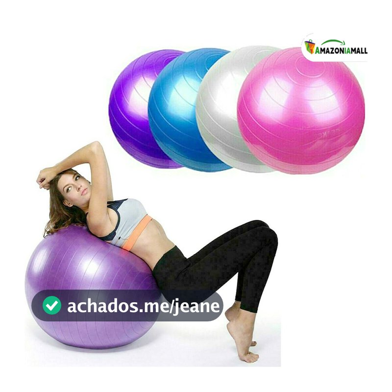 Pilates Yoga Bola 55-65cm Exercício Abdominal Fitness