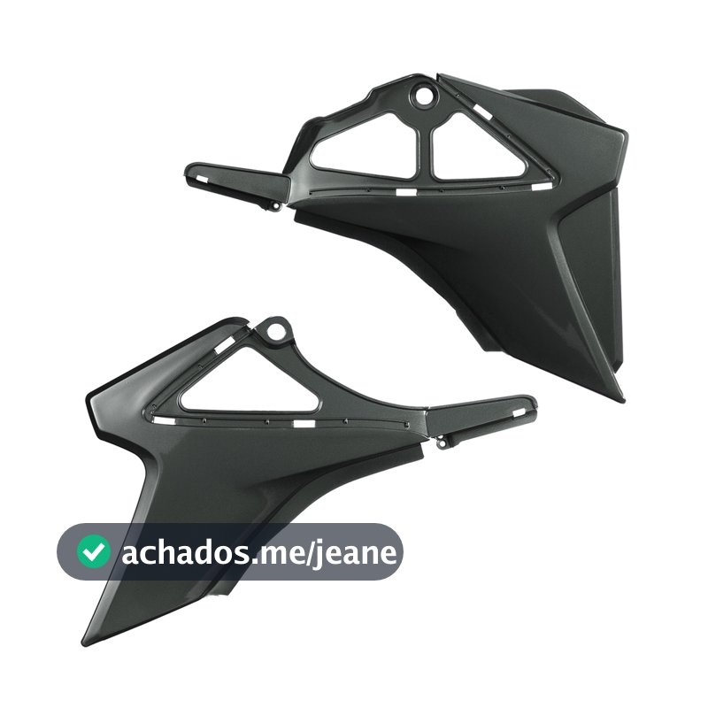 Sub Tampa Lateral Modelo Original Moto Honda Nxr 150 Bros 2011 2012 2013 2014 Par Pro Tork