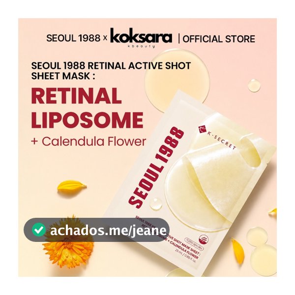 [OFFICIAL] Seoul 1988 Retinal Active Shot Mask Pack 1ea