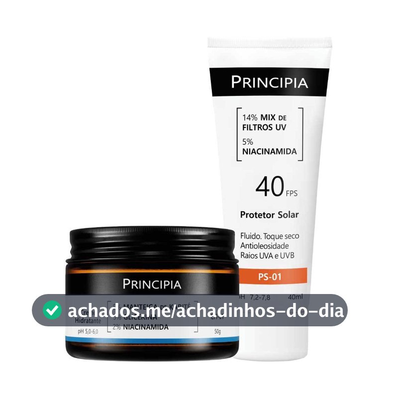 Principia Kit Dia a Dia Hidratação e Proteção CH-01 + PS-01 FPS 40