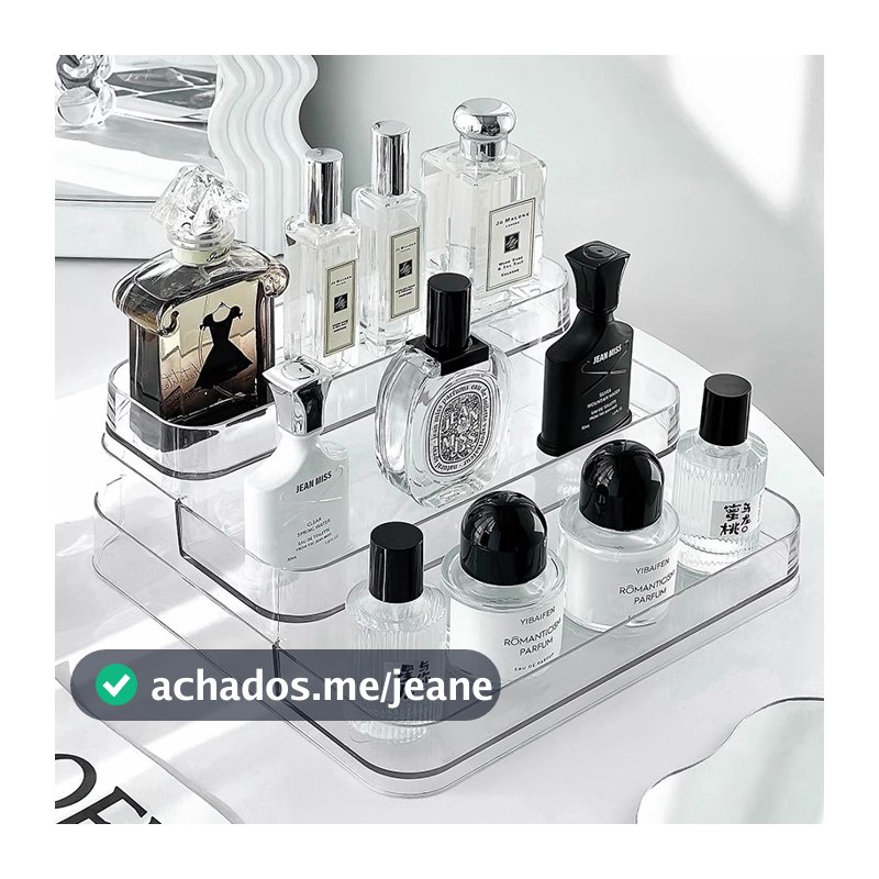Porta Maquiagem Organizador De Cosméticos Perfume Prateleira Multiuso 3 Andares