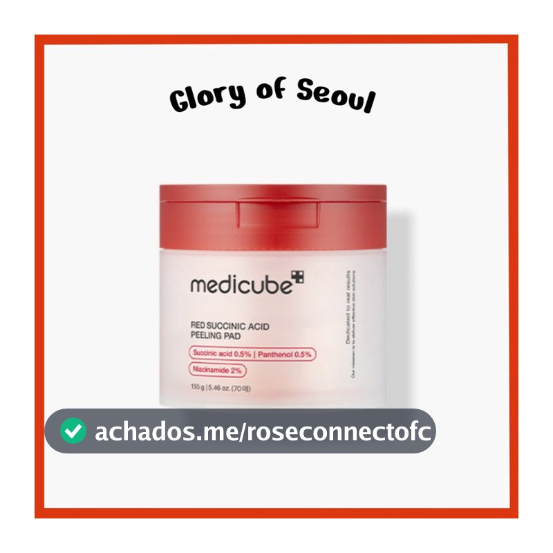 MEDICUBE Red Succinic Acid Peeling Pad, 155g (70 sheets)