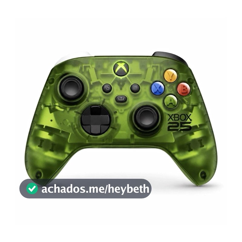Controle sem fio XBOX - X25 Edição Especial de 25 anos - XBOX Series X/S, XBOX One, PCs, TVs, mobile