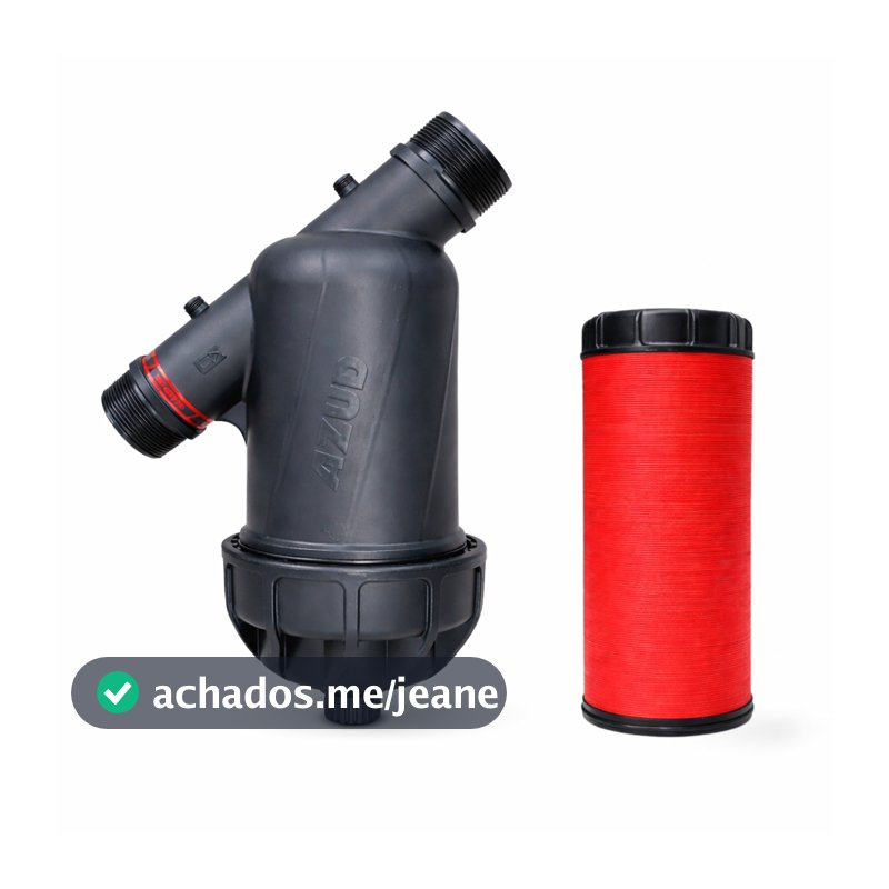 Filtro de Disco 2 polegadas 120 Mesh Azud Modular 100 para Irrigação Gotejamento e Microaspersão