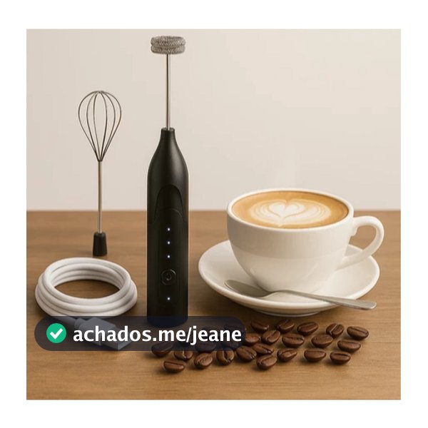 Mini Mixer Portátil Misturador de Bebidas Batedor Espumador Leite USB Recarregável Cozinha Cafe Ovo