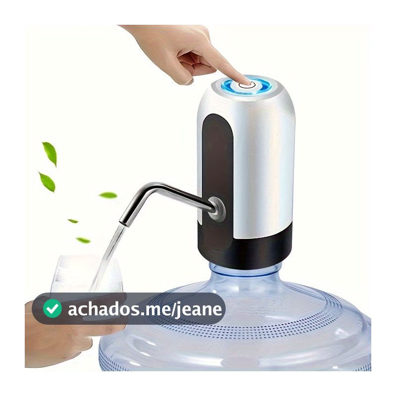 Bomba Elétrica De Galão Universal Com Carregamento USB Para Galão