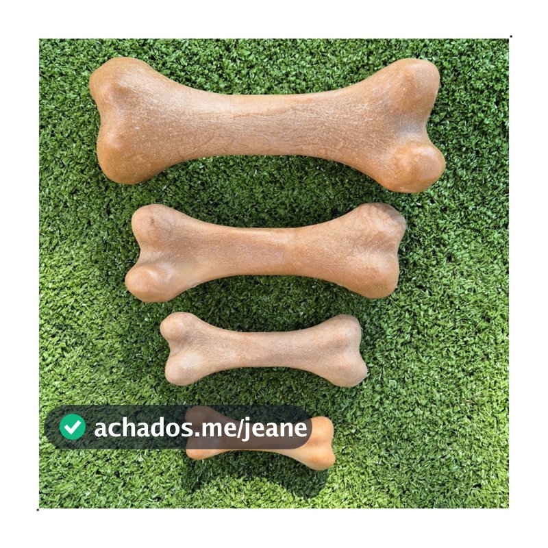 Brinquedo de Cachorro Pet Osso Mordedor Fibra De Coco Natural P/M/G Dura Pet's