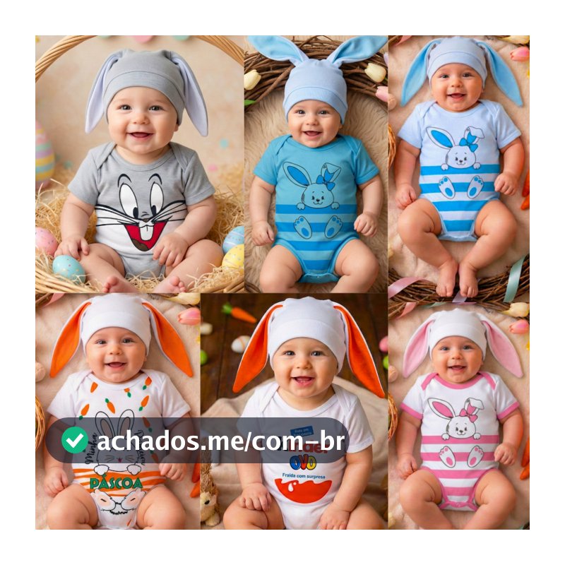 Body bebe/ Pascoa/Coelho/festa
