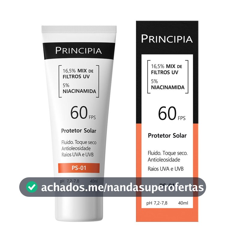 Protetor Solar Facial PS-01 FPS 60 Principia