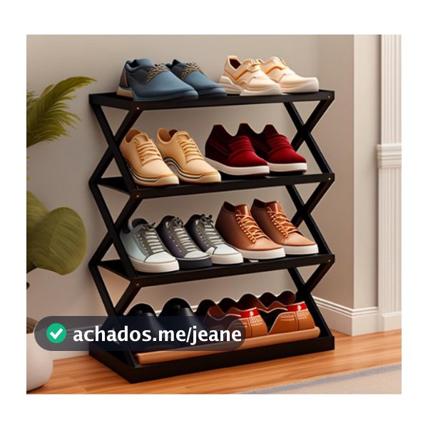 Sapateira Organizadora Tênis Sapato 4 Andares 8 Pares
