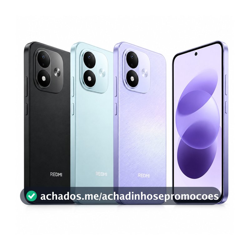 Redmi Note 17 4G 128GB/256GB Tela 6.9” 120Hz Bateria 7500mAh Carregamento 45W