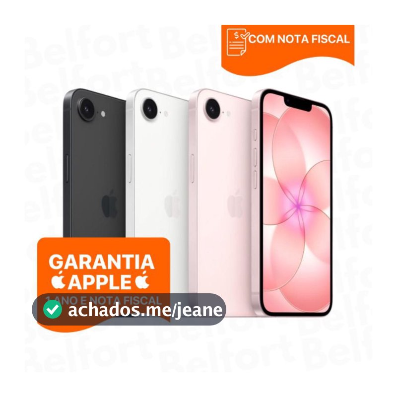 LANÇAMENTO Celular  iPhone 17e 256GB Novo Lacrado Original com 1 ano de garantia apple e nota fiscal