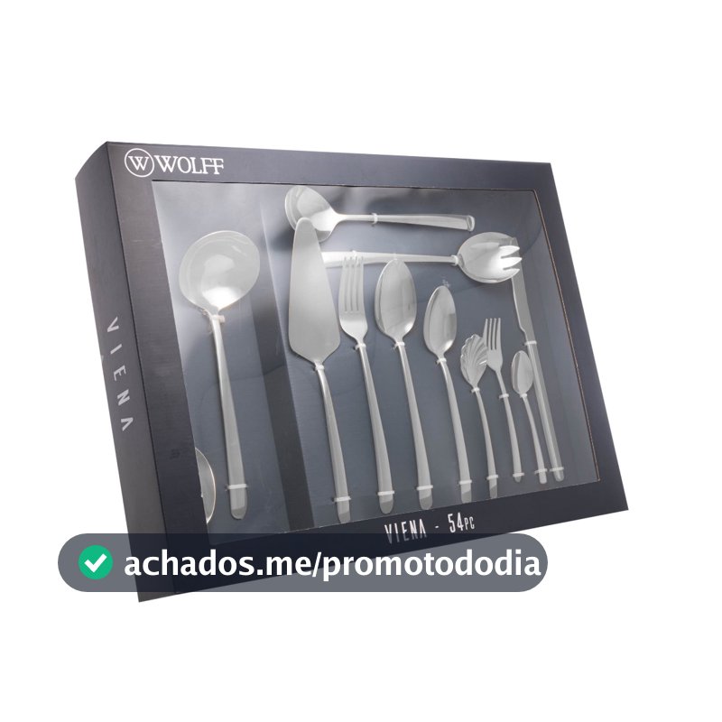 Conjunto Faqueiro Peças Aço Gift Box Viena Wolff