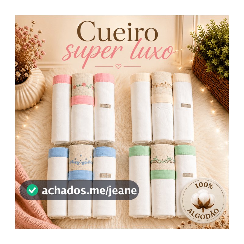Cueiro Bebê Flanelado 80x80cm Algodão Kit 3un Swaddle Enxoval Recém-Nascido