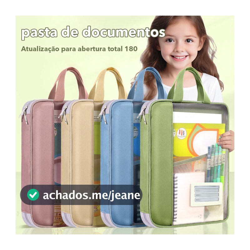Estojo Escolar Grande Capacidade 3 Camadas com Divisórias Porta Lápis Canetas Organizador de Papelaria