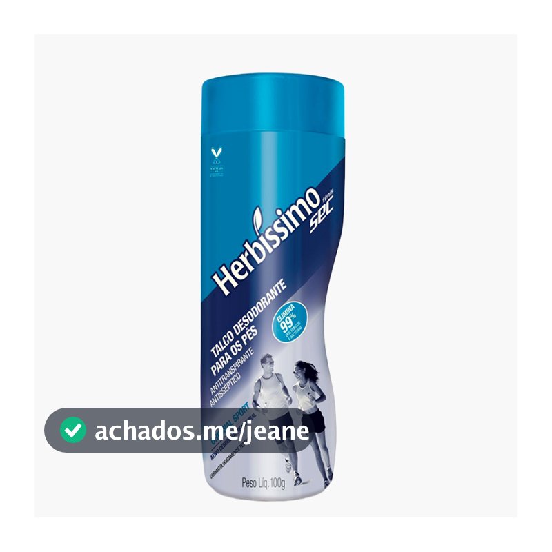 Talco Herbíssimo SEC Tradicional 100g