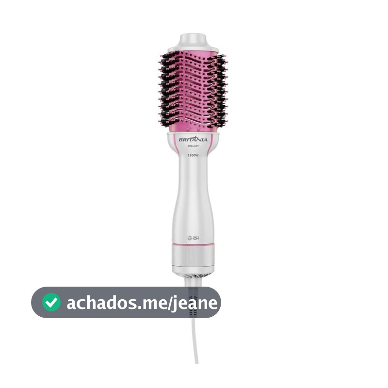 Escova Secadora Britânia 4 em 1 Nanocerâmica 1300W BELLA01