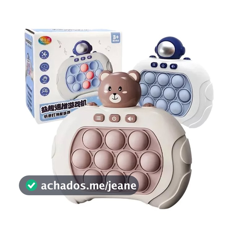 Pop it Eletrônico Brinquedo Gamer Anti Stress Eletrônico Tirar o Stress de Crianças e Jovens