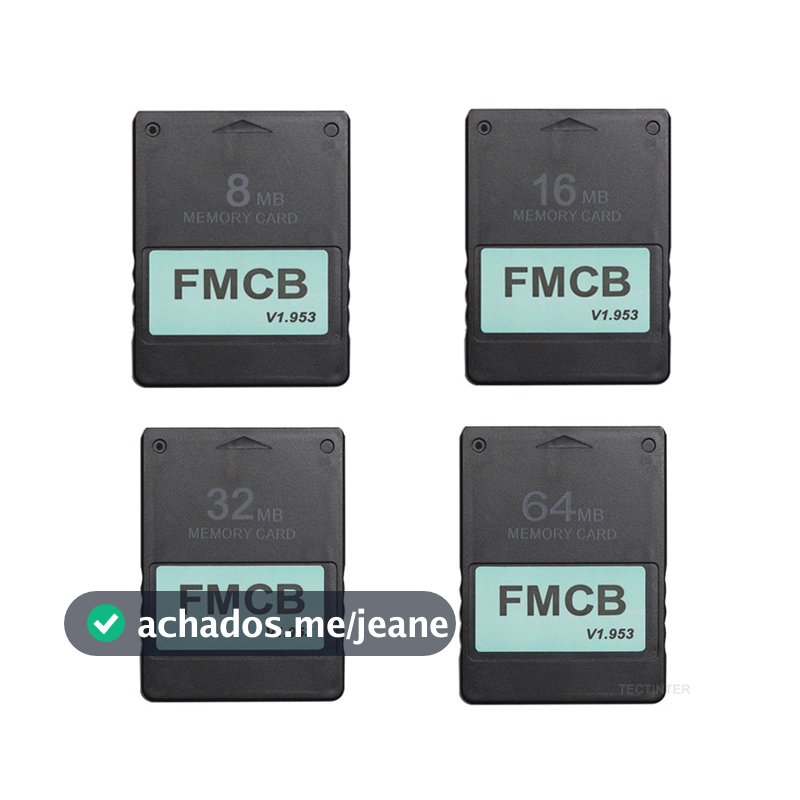 FMCB v1.953 Cartão De Memória Para Sony PS2 Playstation 2 McBoot Grátis 8 16 32 64MB