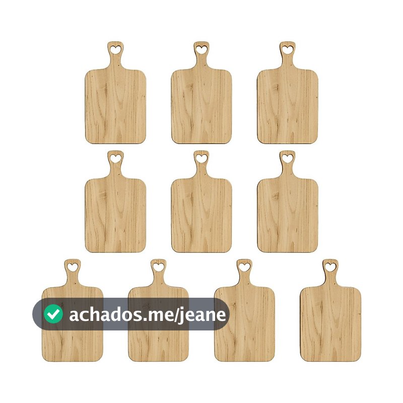 10 Mini Tábuas de Carne 14cm Lembrancinha Chá de Cozinha Decoração Mesa Posta, festa, cozinha, aniversario, petisco