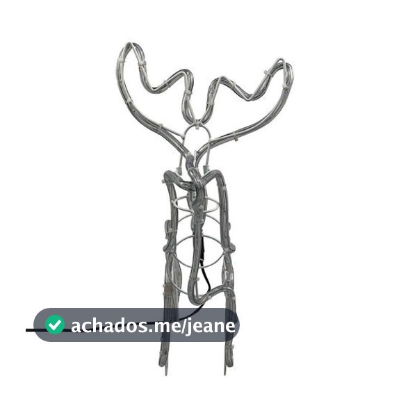 Armação Rena Macho Led Iluminação Decorativa Média Ideal Festas Decoração Natalina 220v