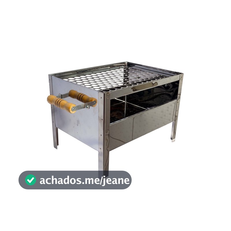 Churrasqueira Mini Campeira Movel Inox