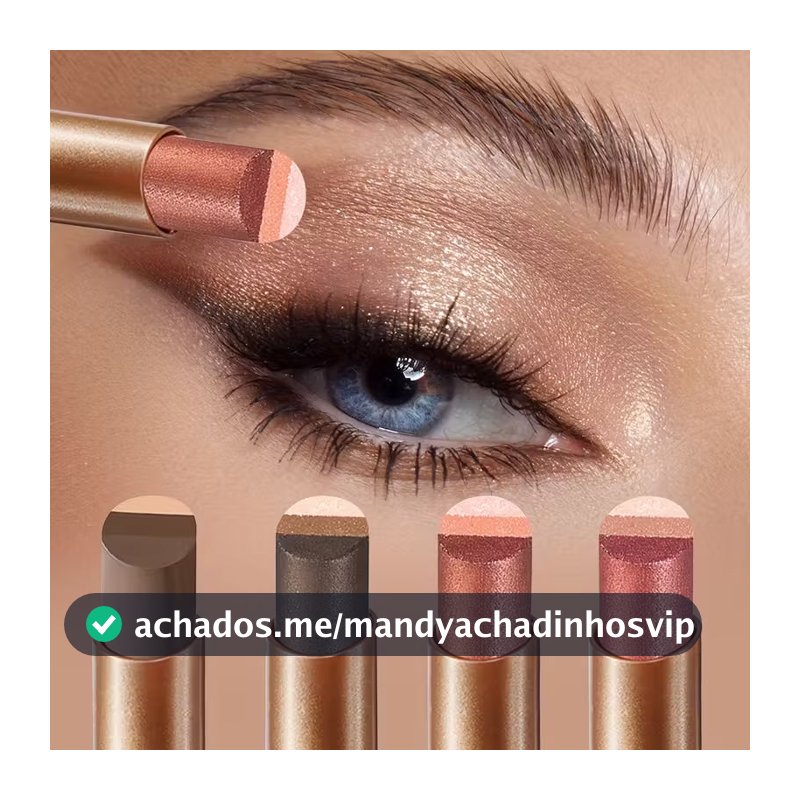 Bastão de Sombra de Olhos, Textura Suave, Fácil de Misturar, Longa Duração, À Prova d'Água, Maquiagem para os Olhos