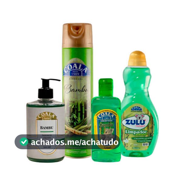 Kit Casa Limpa Coala/Zulu Perfumes - Bambu