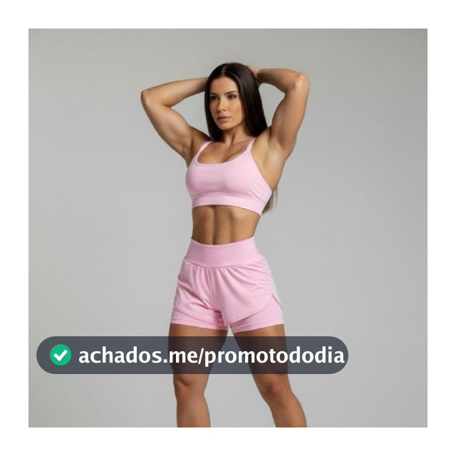 conjunto fit com SHORT DUPLO e top de academia 2 em 1