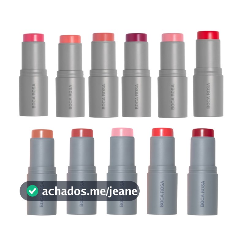 Blush Stick Cor Multifuncional Boca Rosa Sombra Batom Em Bastão Cremoso