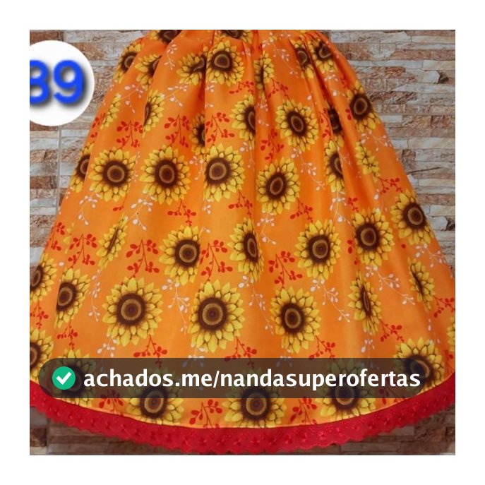 Saia umbanda e candomblé estampada 43