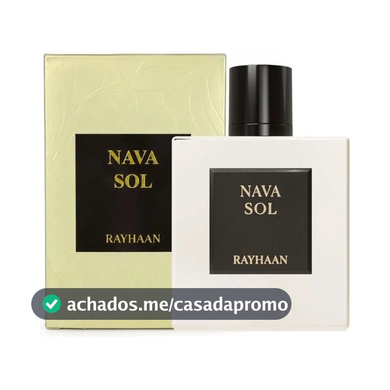 Perfume Árabe Rayhaan Nava Sol 100ml Eau de Parfum EDP Unissex Original