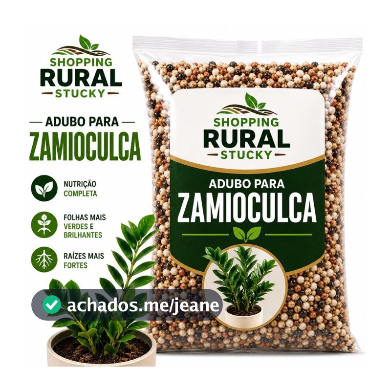 NPK Zamioculca Adubo Fertilizante Folhas Verdes Vigorosas Resistentes Plantas
