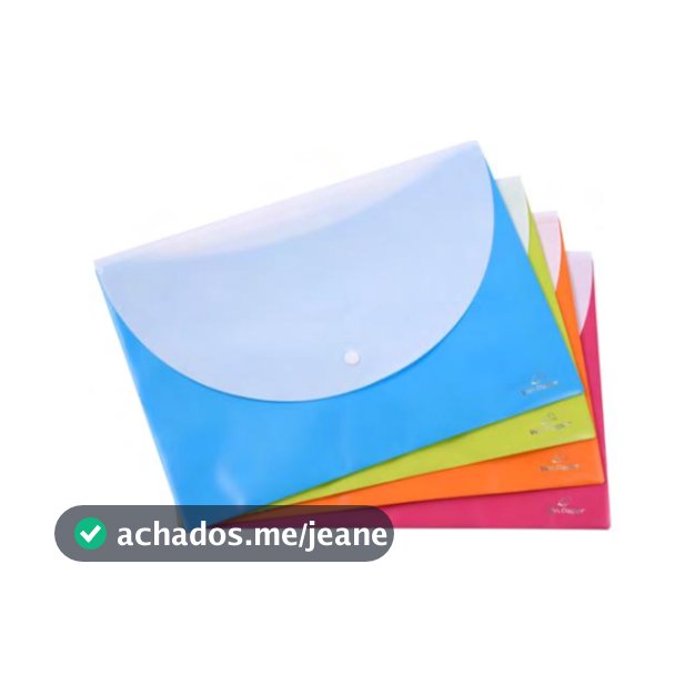 Pasta Envelope para documento com Botão 2 Divisórias A4 e A5 - Win Paper / WX Gift