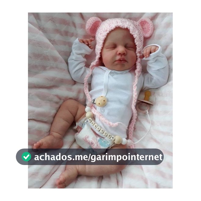 Bebe Reborn Boneca com Pintura Realista Silicone Lara ou Lucca Enxoval Completo
