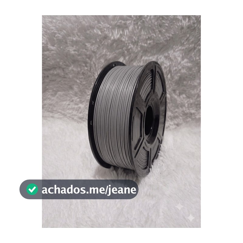 Filamento PLA Prata PLA Basic Flashforge Impressora 3D 1Kg 1.75mm Original