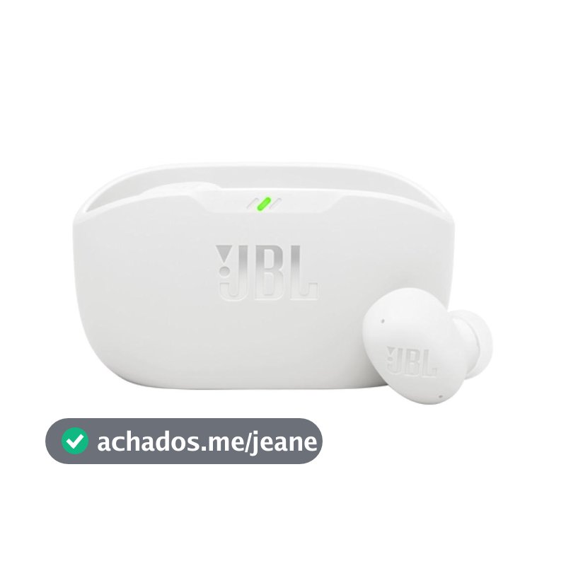 JBL Wave Buds 2, Fone de Ouvido Bluetooth, Branco