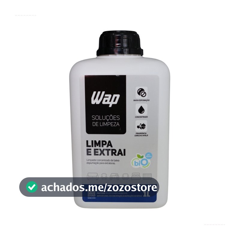 Limpador Detergente Para Extratora Limpa e Extrai 1L Wap