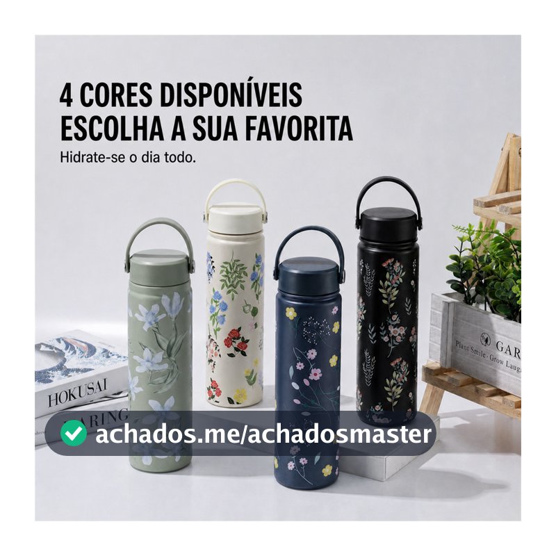 Aço inoxidável 304 Garrafa Térmica liso espacial Quente e Com Isolamento Espacial Quente Frio Térmico 800ml