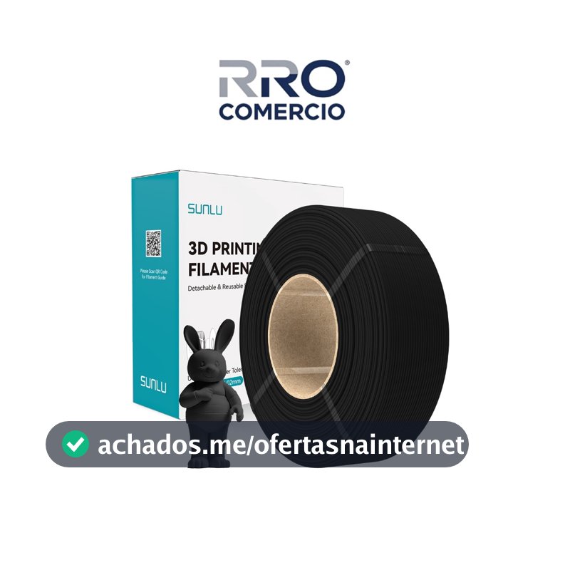 SUNLU Filamento PLA Fosco Estável e sem emaranhados -1.75mm -Sem carretel -para Bambu