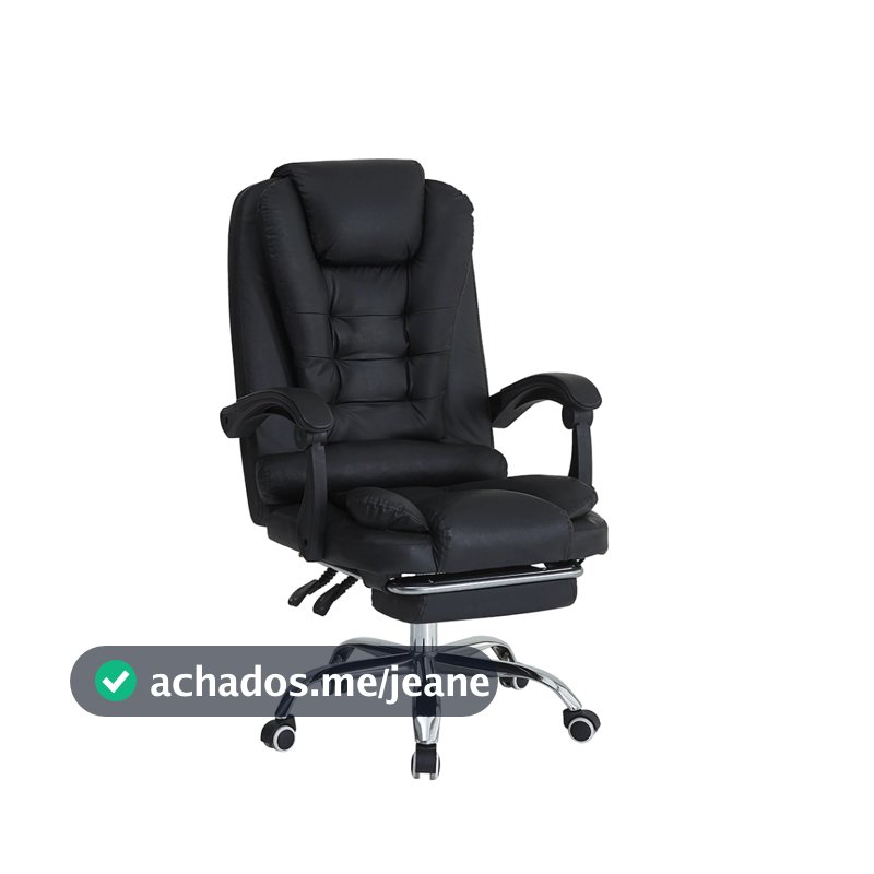 Cadeira Presidente Empoli EM-320 com Massagem e Apoio de Pés