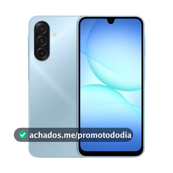 Smartphone Samsung Galaxy A17 Azul 128gb 4gb Ram Inteligência Artificial Gemini Original