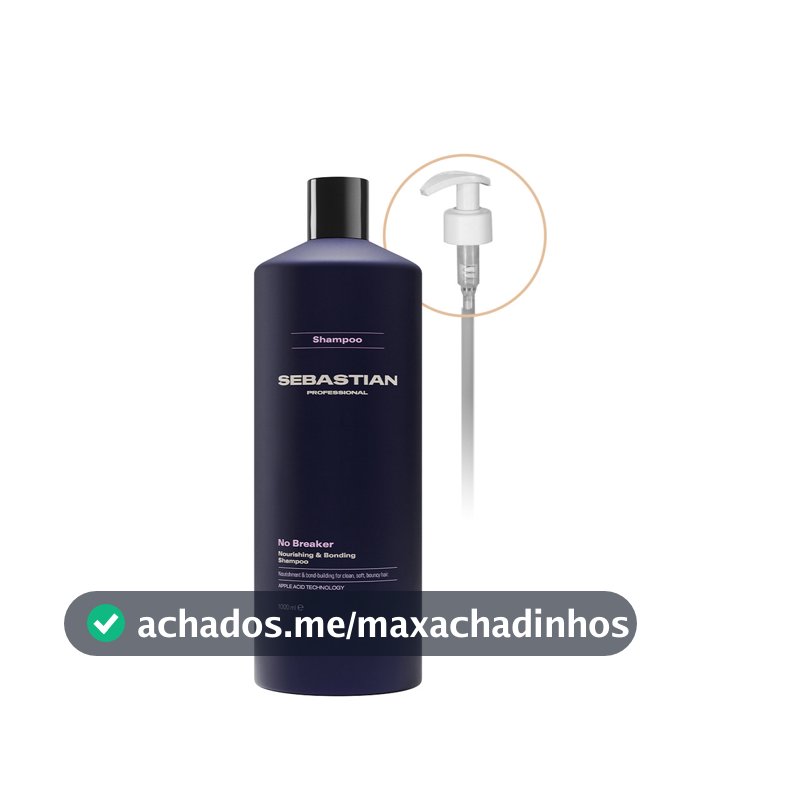 Kit Sebastian Professional No Breaker - Shampoo Litro e Válvula (2 produtos)