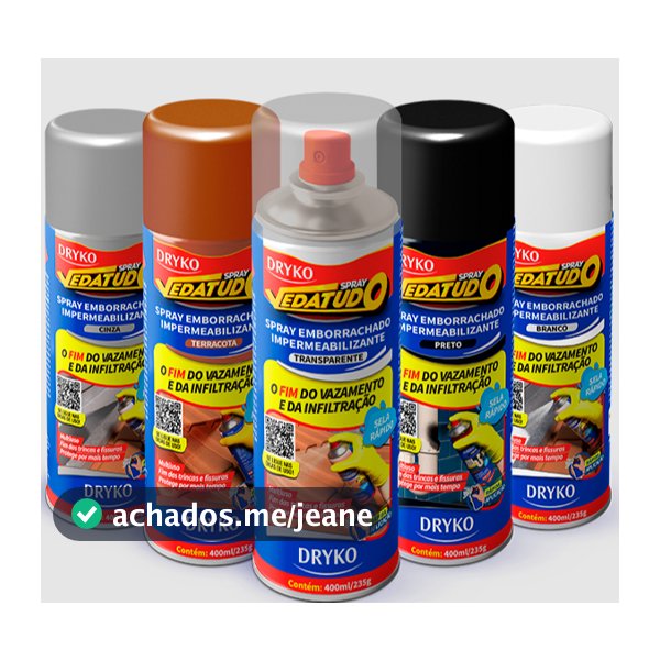 Spray Impermeabilizante VedaTudo 400ml/235g Dryko