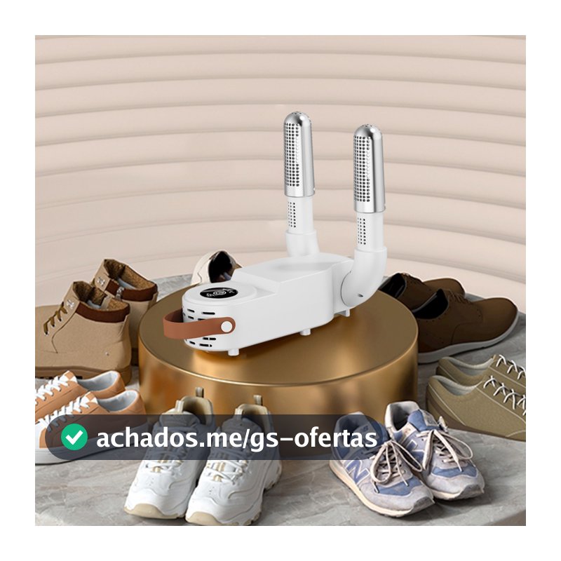 Secador De Sapato Inteligente Dobrável Tênis Elimina Umidade Mal Cheiro E Odor