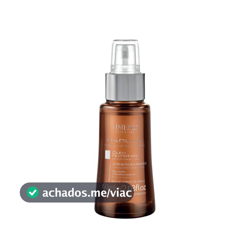 Amend Expertise Óleo Nutritivo Marula Fabulous Nutrition 55ml