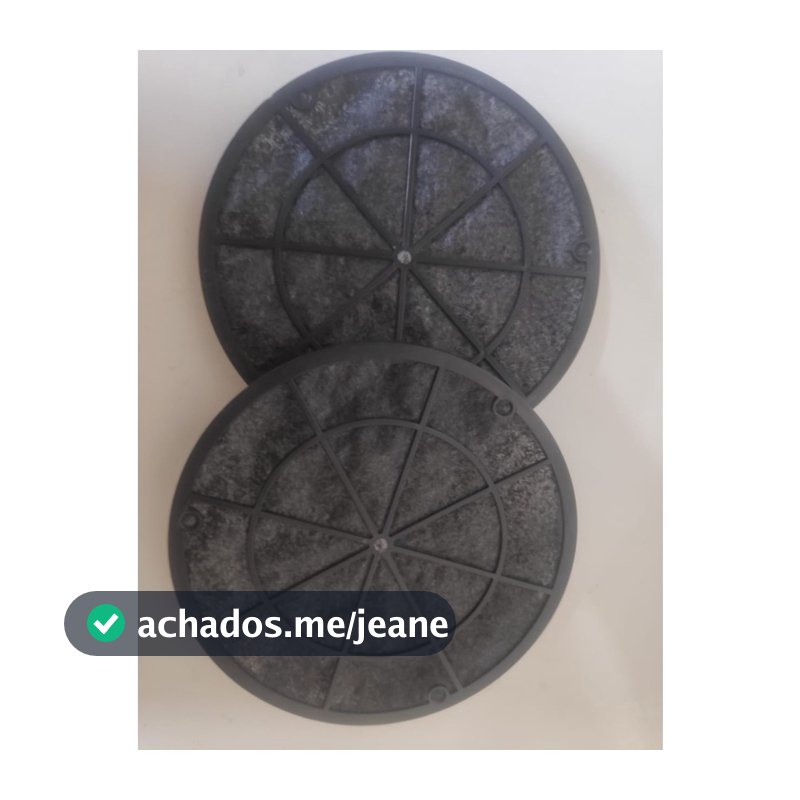 2 Filtros Carvão Depurador Suggar Slim 16,5 Cm