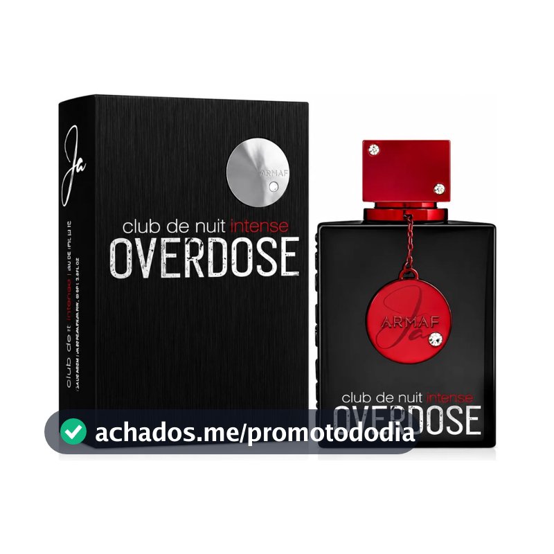 Perfume Árabe Club de Nuit Overdose Armaf Masculino Extrait de Parfum 100ml Original